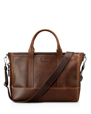 shinola navigator leather messenger bag