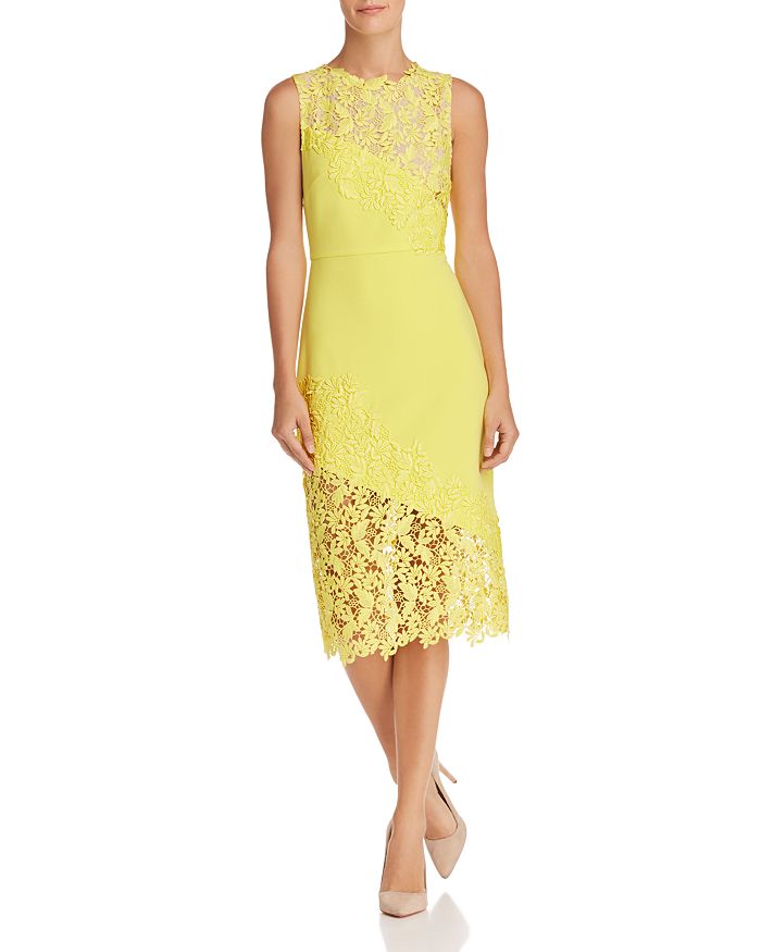 Alice and Olivia Alice Olivia Margy Appliqu d Sheath Dress