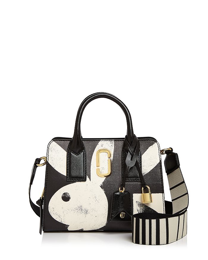 MARC JACOBS Little Big Shot Leather Tote, Luxury, Bags & Wallets