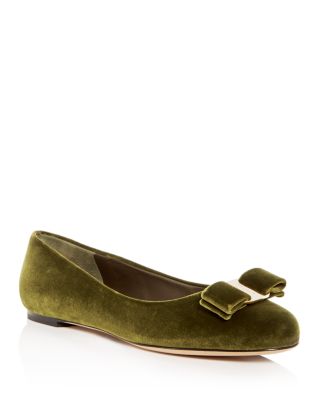 army green flats
