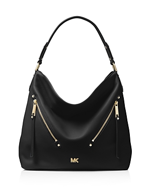 MICHAEL KORS EVIE LARGE LEATHER HOBO,30T8GZUH7L
