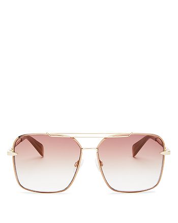 Rag Bone Women S Oversized Brow Bar Square Sunglasses 61mm Bloomingdale S