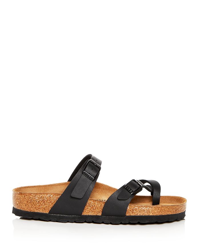 Shop Birkenstock Women's Mayari Buckled Slide Sandals In Black