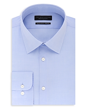 The Men's Store at Bloomingdale's Solid Stretch Regular Fit Dress Shirt - 100% Exclusive