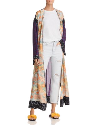 Elizabeth and James - Shawna Floral Silk Robe