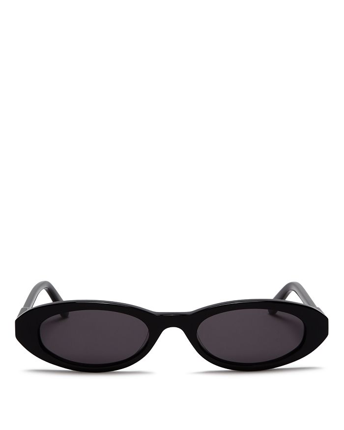 Chimi Joel Ighe Oval Sunglasses, 50mm In Black/black