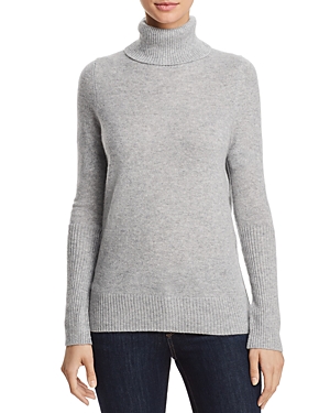 Aqua Cashmere Cashmere Turtleneck Sweater - 100% Exclusive In Light Gray