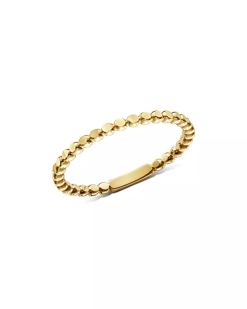 Moon & Meadow 14K Yellow Gold Polished Bead Band