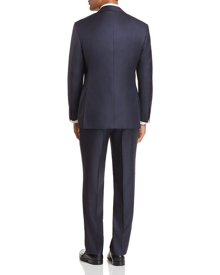Shop Canali Siena Sharkskin Classic Fit Suit In Blue