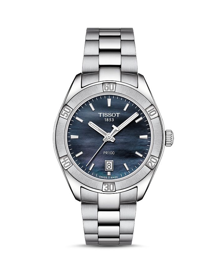 Tissot Pr 100 Lady Sport Chic Special Edition Watch, 36mm In Blue/silver