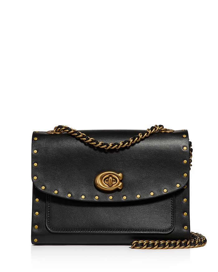 COACH Parker Leather Shoulder Bag | Bloomingdale&#39;s