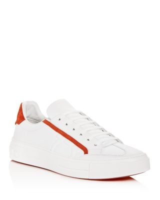 Salvatore Ferragamo Men's Borg Leather Lace Up Sneakers | Bloomingdale's
