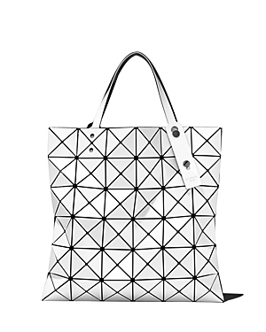 Bao Bao Issey Miyake Lucent Tote In White Matte