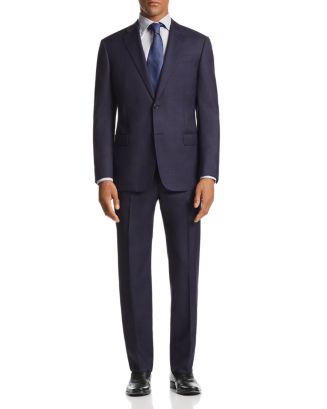 Armani G-Line Plaid Classic Fit Suit | Bloomingdale's