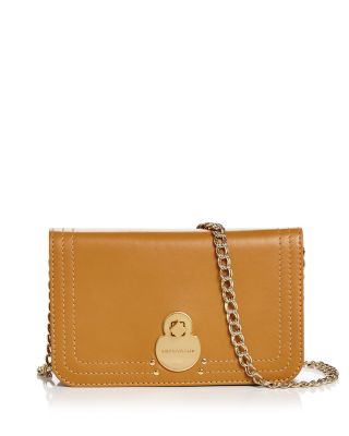 Longchamp - Cavalcade Wallet on Chain Leather Crossbody
