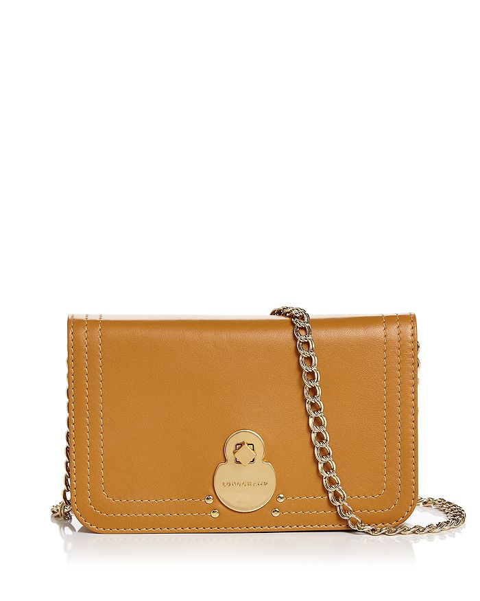 Longchamp Cavalcade Wallet on Chain Leather Crossbody | Bloomingdale's