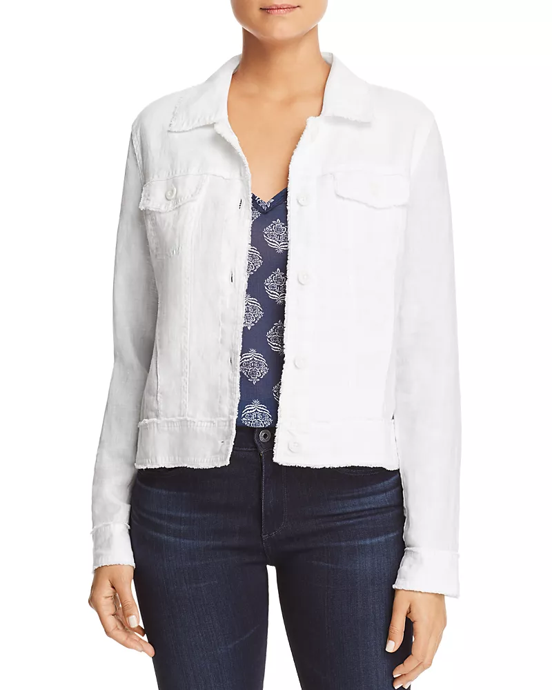 Tommy Bahama Two Palms Raw-Edge Linen Jacket