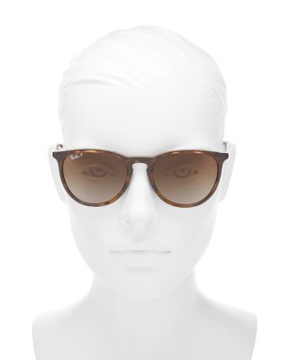  Erika Polarized Classic Round Sunglasses, 54mm