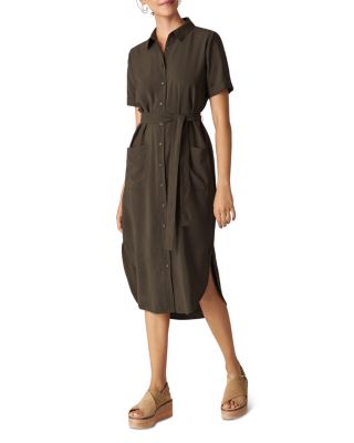 whistles montana shirt dress