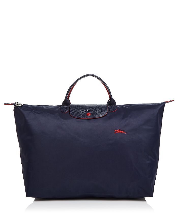 Longchamp Le Pliage Club Large Nylon Travel Bag In New Navy | ModeSens