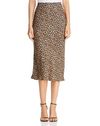 Three Dots Leopard Pencil Skirt | Bloomingdale's
