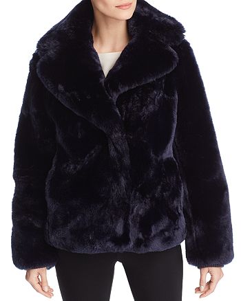 VINCE CAMUTO Faux Fur Coat | Bloomingdale's