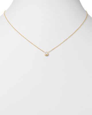 Diamond Pendant Necklace in 14K Yellow Gold, 0.25 tcw 