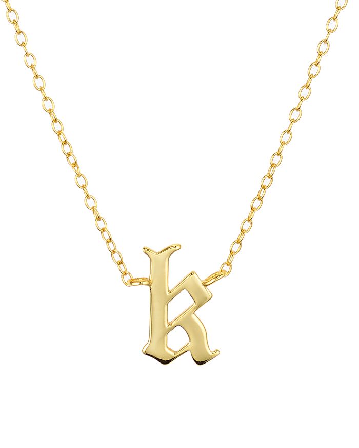 Argento Vivo Square Solitaire Pendant Necklace, 16 In Gold/k