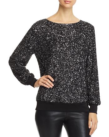 Lafayette 148 New York Nessa Sequined Blouse | Bloomingdale's