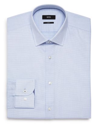 BOSS Micro-Dash Slim Fit Dress Shirt | Bloomingdale's