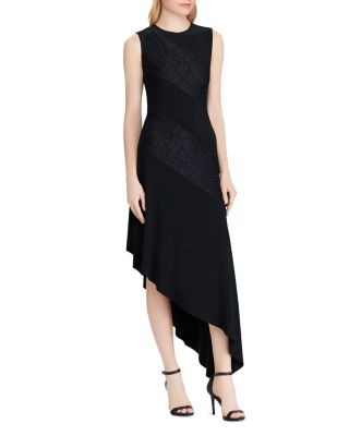 ralph lauren lace inset dress