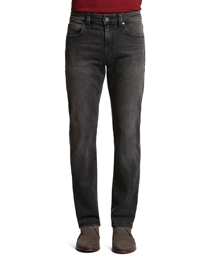 34 HERITAGE COURAGE SOFT COMFORT STRAIGHT FIT JEANS IN COAL,0031021219