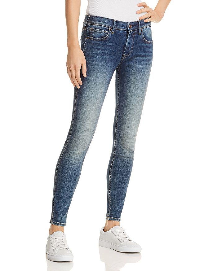 True Religion Jennie Perfect Curvy Skinny Jeans In Smokey Blue