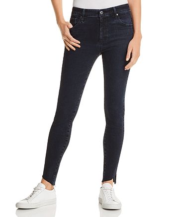AG Farrah Ankle Skinny Jeans in Yardbird - 100% Exclusive | Bloomingdale's