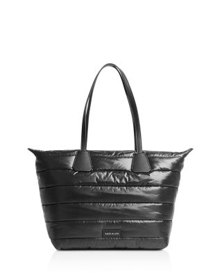 quilted nylon tote