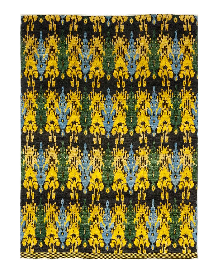Bloomingdale's Solo Rugs Ikat Hand-knotted Area Rug, 12'1 X 15'5 In Multi