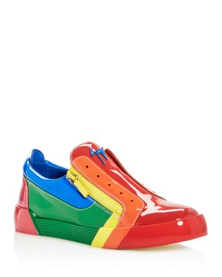 Giuseppe Zanotti Men's Rainbow Leather 