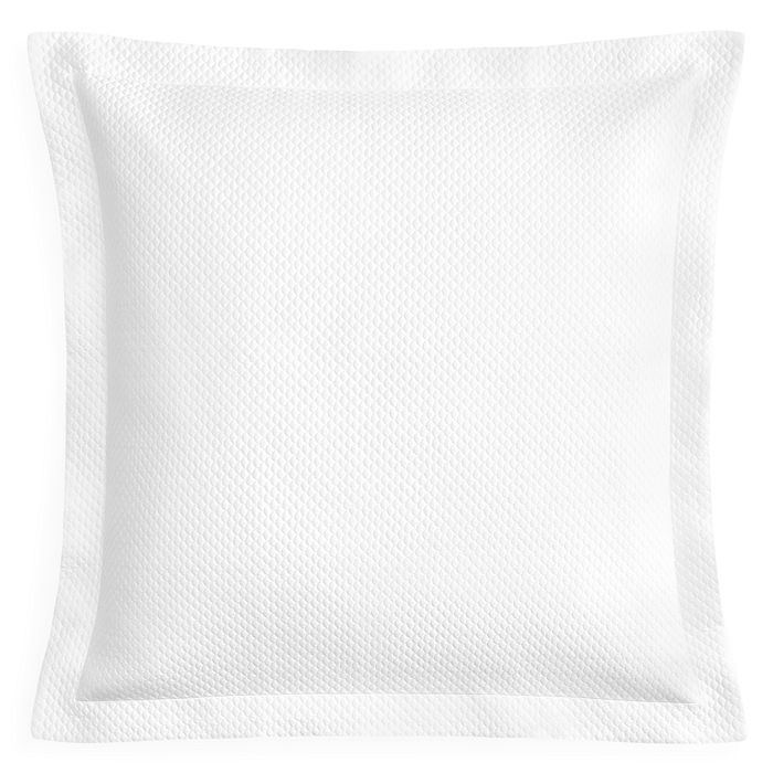 Matouk Gemma Quilted Euro Sham In White