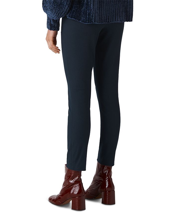 Whistles Super Stretch Pants In Navy