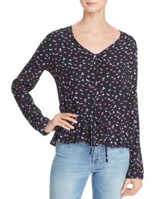 Rails - Beaux Butterfly Print Top