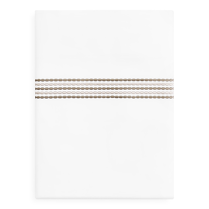 Shop Home Treasures Stella Flat Sheet, Queen In Natural Charcoal