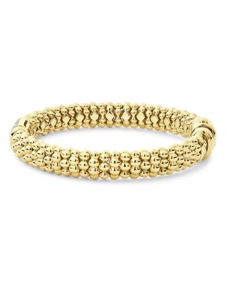 18K Yellow Gold Caviar Gold Pav&eacute; Diamond Bracelet