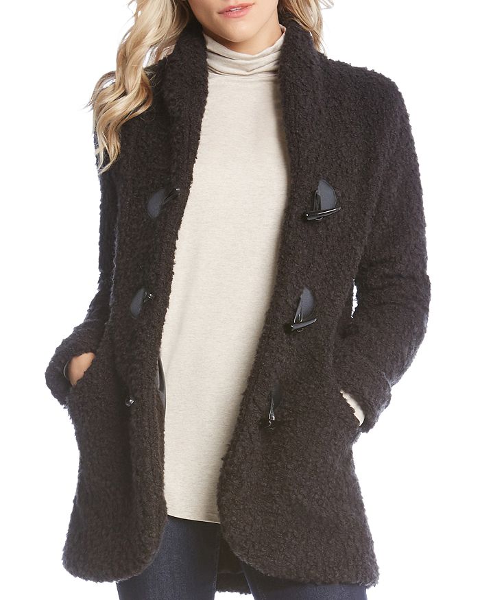 Karen Kane Toggle Button Boucle Jacket Bloomingdale s