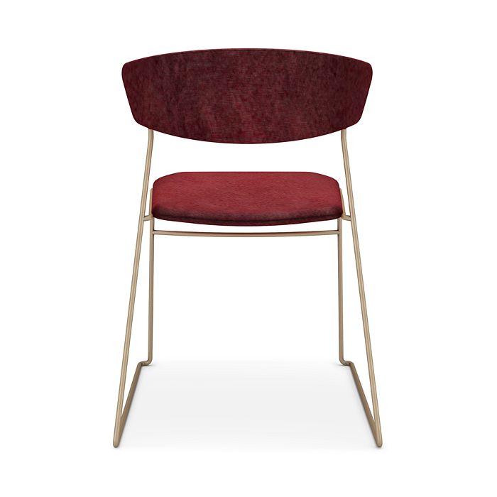 Huppe Wolfgang Dining Chair In Burgundy