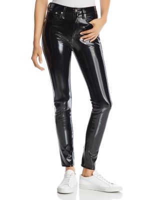 vinyl skinny pants