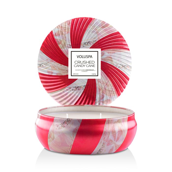 VOLUSPA CRUSHED CANDY CANE 3-WICK CANDLE,5456