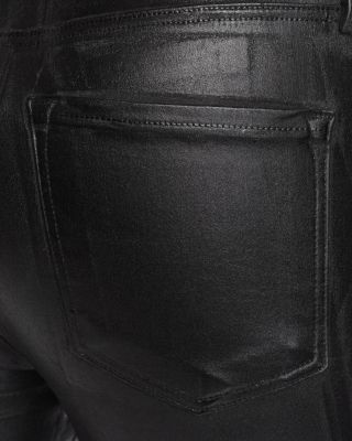 J Brand Ruby High Rise Crop Stovepipe Jeans in Galactic Black