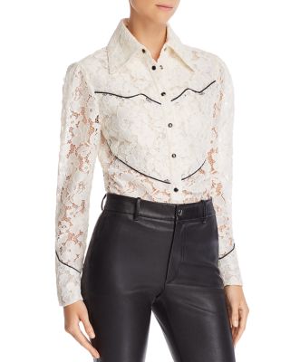 lace western shirt