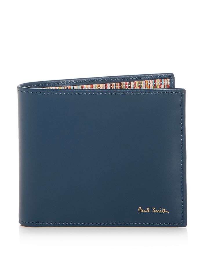 Paul Smith Multistripe Lined Leather Bi-Fold Wallet | Bloomingdale's