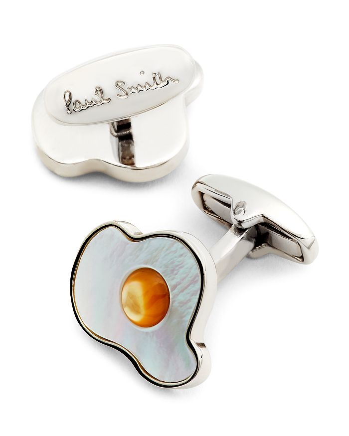 Paul Smith Fried Egg Cufflinks In Multi Color